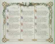 Graeb Carl Georg Anton and Schutze Ernst Friedrich Gotthold II Ninth Sheet of the Poem Blancheflour by K.F. Scherenberg - Hermitage